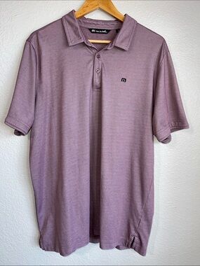 Travis Mathew Men's Dusty Mauve Polo